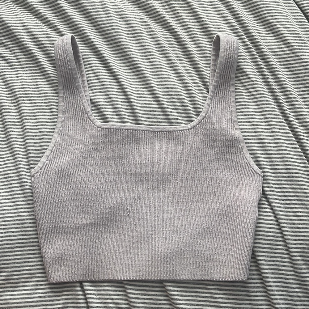Babaton Aritzia sculpt knit Squareneck Tank - Size S